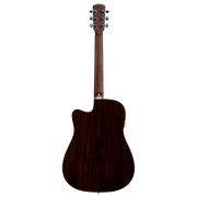 Alvarez AD70ce Dreadnought Acoustic Electric Guitar Blacktop with Cutaway - Musical Instrument Warehouse