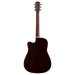 Alvarez AD70ce Dreadnought Acoustic Electric Guitar Blacktop with Cutaway - Musical Instrument Warehouse