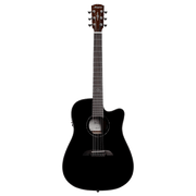 Alvarez AD70ce Dreadnought Acoustic Electric Guitar Blacktop with Cutaway - Musical Instrument Warehouse