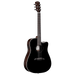Alvarez AD70ce Dreadnought Acoustic Electric Guitar Blacktop with Cutaway - Musical Instrument Warehouse