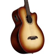 Alvarez AEB70ce Armrest Shadowburst Artist Elite Acoustic Electric Bass Guitar with Cutaway - Musical Instrument Warehouse