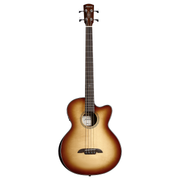 Alvarez AEB70ce Armrest Shadowburst Artist Elite Acoustic Electric Bass Guitar with Cutaway - Musical Instrument Warehouse
