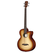 Alvarez AEB70ce Armrest Shadowburst Artist Elite Acoustic Electric Bass Guitar with Cutaway - Musical Instrument Warehouse
