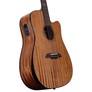 Alvarez AED66ce Armrest Artist Elite Dreadnought Acoustic Electric Guitar with Cutaway - Musical Instrument Warehouse