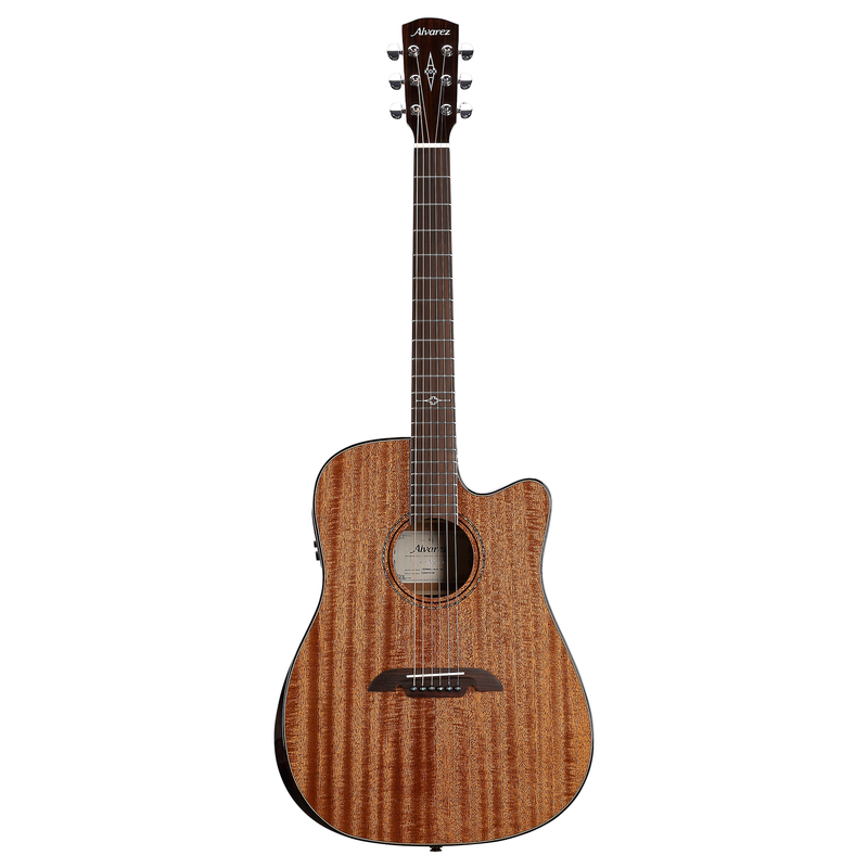 Alvarez AED66ce Armrest Artist Elite Dreadnought Acoustic Electric Guitar with Cutaway - Musical Instrument Warehouse
