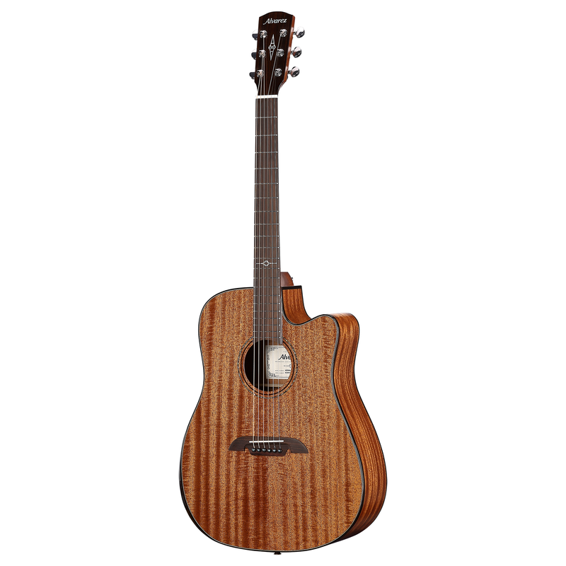 Alvarez AED66ce Armrest Artist Elite Dreadnought Acoustic Electric Guitar with Cutaway - Musical Instrument Warehouse