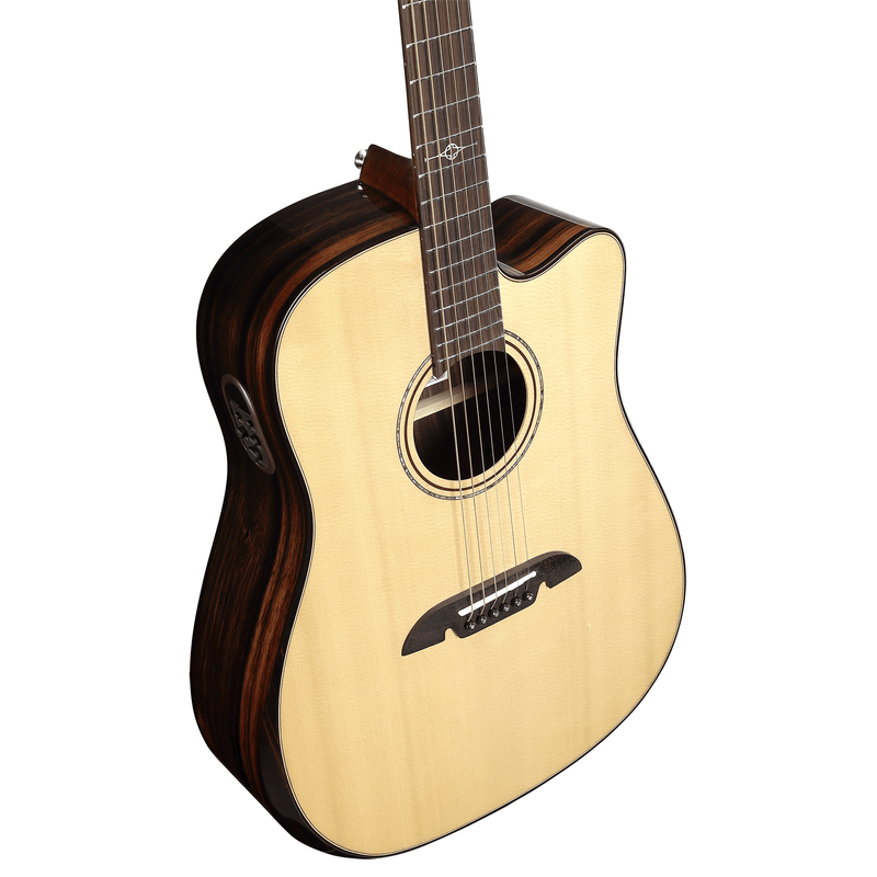 Alvarez AED90ce Armrest Artist Elite Dreadnought Acoustic Electric Guitar with Cutaway - Musical Instrument Warehouse
