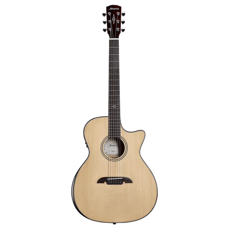 Alvarez AEG80ce Armrest Artist Elite Grand Auditorium Acoustic Electric Guitar with Cutaway - Musical Instrument Warehouse