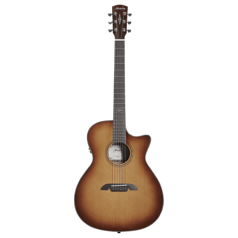 Alvarez AEG95ce Shadowburst Artist Elite Grand Auditorium Acoustic Electric Guitar with Cutaway - Musical Instrument Warehouse