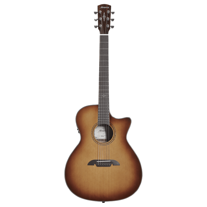 Alvarez AEG95ce Shadowburst Artist Elite Grand Auditorium Acoustic Electric Guitar with Cutaway - Musical Instrument Warehouse