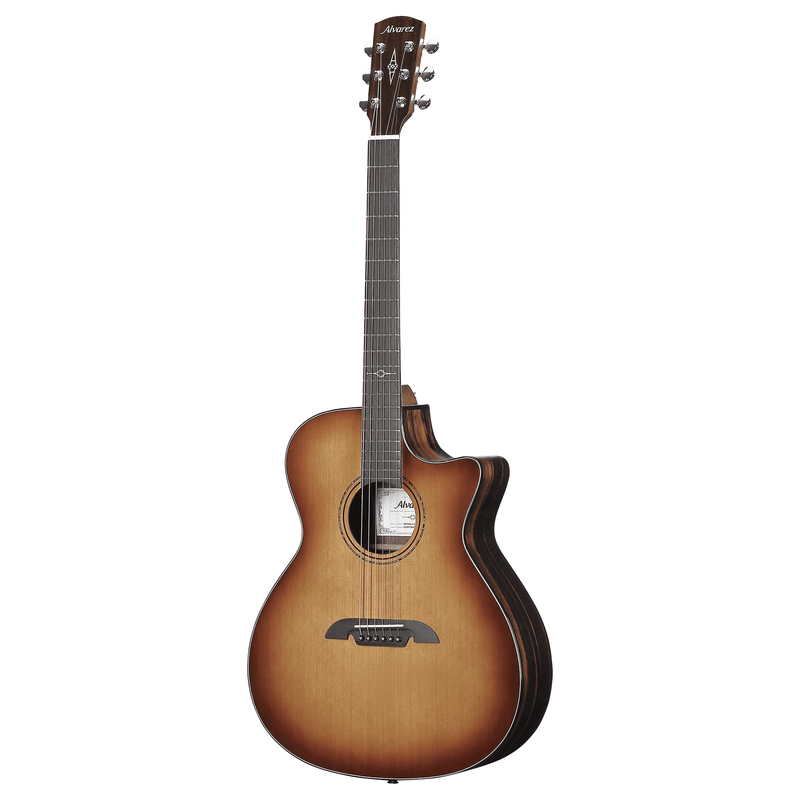 Alvarez AEG95ce Shadowburst Artist Elite Grand Auditorium Acoustic Electric Guitar with Cutaway - Musical Instrument Warehouse