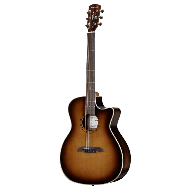 Alvarez AEG99ce Armrest Shadowburst Artist Elite Grand Auditorium Acoustic Electric Guitar with Cutaway - Musical Instrument Warehouse