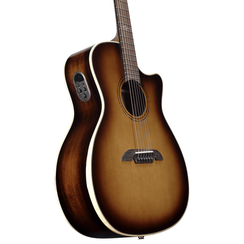 Alvarez AEG99ce Armrest Shadowburst Artist Elite Grand Auditorium Acoustic Electric Guitar with Cutaway - Musical Instrument Warehouse