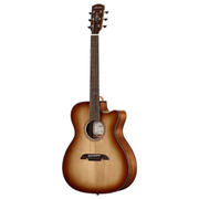 Alvarez AF60ce Shadowburst Folk/OM Acoustic-Electric Guitar with Cutaway - Musical Instrument Warehouse