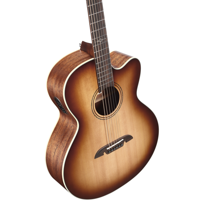 Alvarez ABT60ce Artist Baritone Acoustic Electric Guitar with Cutaway Shadowburst - Musical Instrument Warehouse