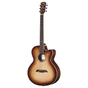 Alvarez ABT60ce Artist Baritone Acoustic Electric Guitar with Cutaway Shadowburst - Musical Instrument Warehouse