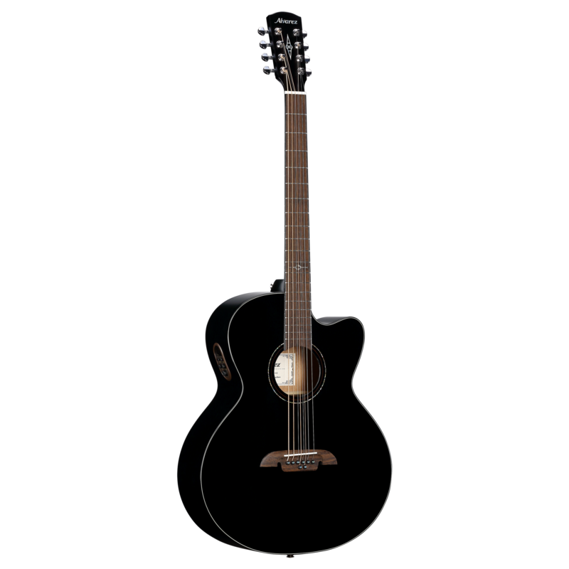 Alvarez ABT60ce Artist Baritone Guitar Acoustic Electric 8 String with Cutaway - Musical Instrument Warehouse