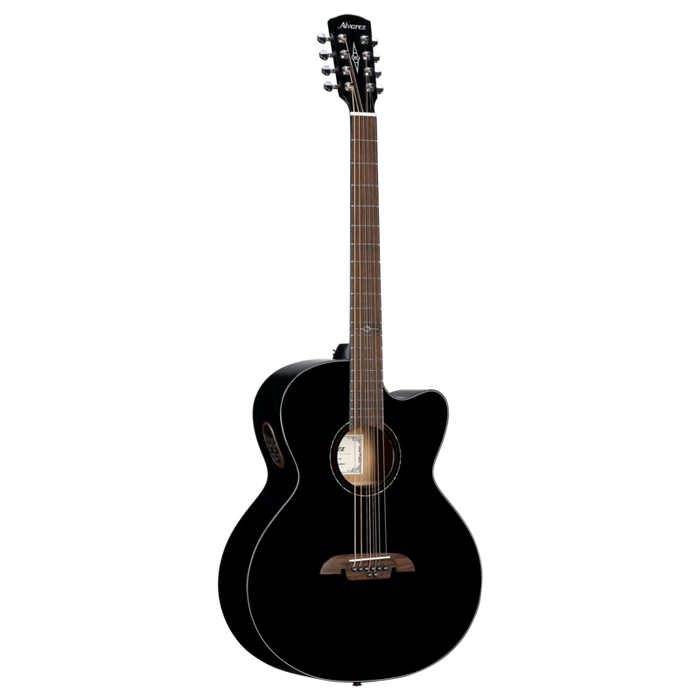 Alvarez ABT60ce Artist Baritone Guitar Acoustic Electric 8 String with Cutaway - Musical Instrument Warehouse