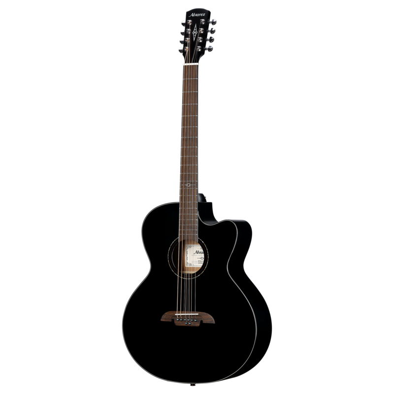 Alvarez ABT60ce Artist Baritone Guitar Acoustic Electric 8 String with Cutaway - Musical Instrument Warehouse