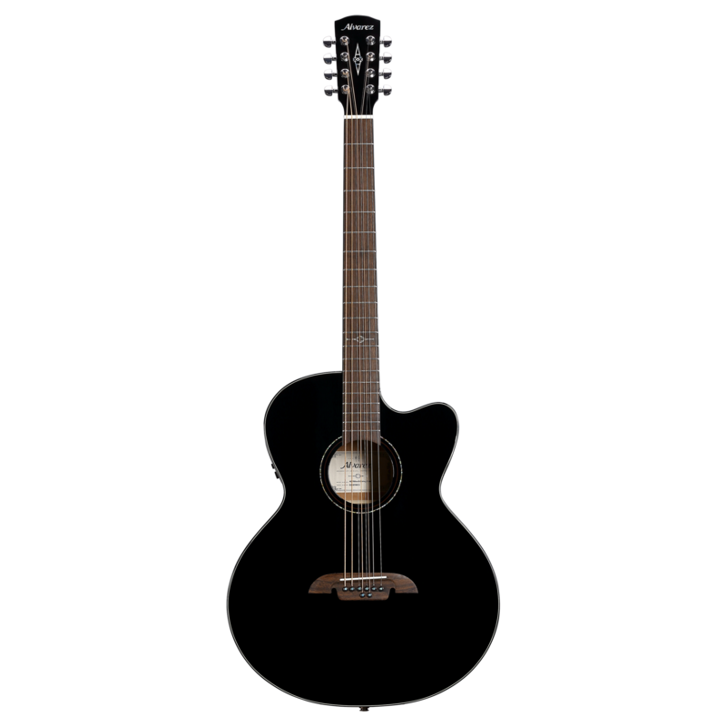 Alvarez ABT60ce Artist Baritone Guitar Acoustic Electric 8 String with Cutaway - Musical Instrument Warehouse