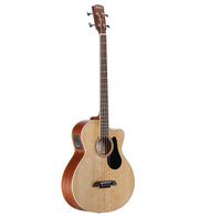 Alvarez Artist AB60CE Acoustic-Electric Bass Guitar with Cutaway Natural Finish - Musical Instrument Warehouse
