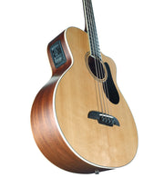 Alvarez Artist AB60CE Acoustic-Electric Bass Guitar with Cutaway Natural Finish - Musical Instrument Warehouse