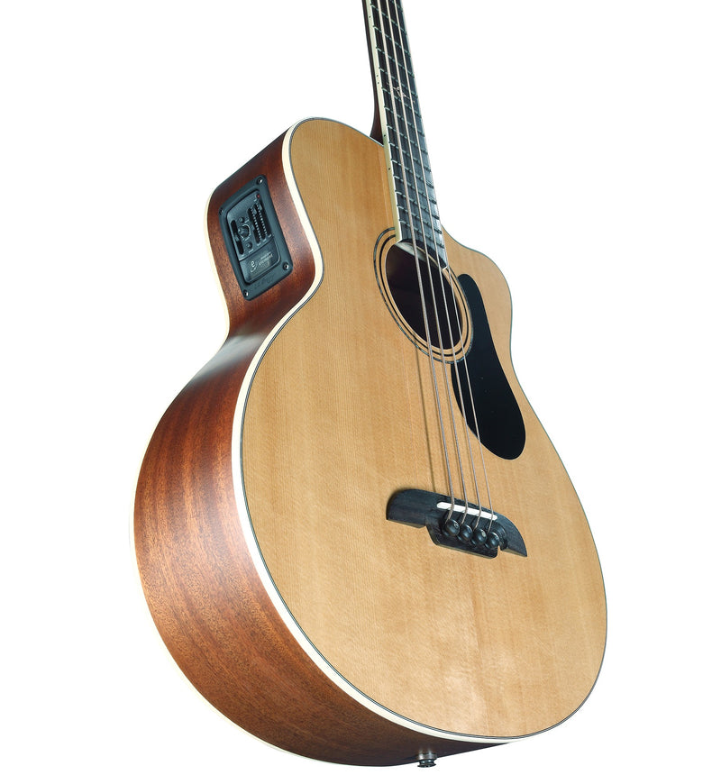 Alvarez Artist AB60CE Acoustic-Electric Bass Guitar with Cutaway Natural Finish - Musical Instrument Warehouse