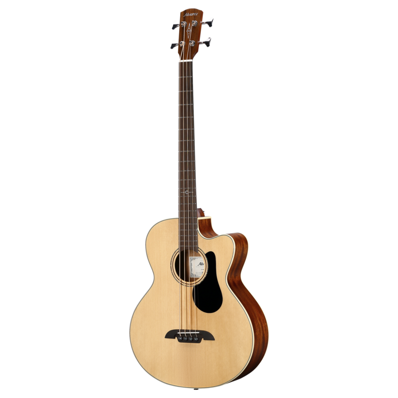 Alvarez Artist AB60CE Acoustic-Electric Bass Guitar with Cutaway Natural Finish - Musical Instrument Warehouse