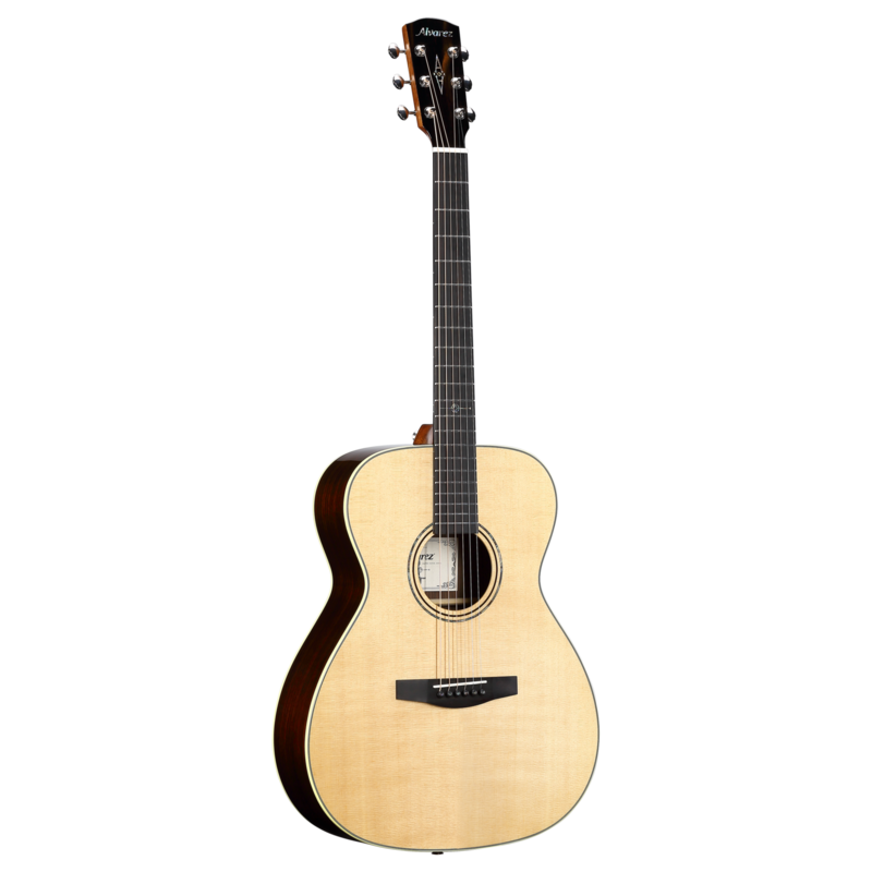 Alvarez LF70e Laureate Series Folk/OM Acoustic Electric Guitar with Gig Bag - Musical Instrument Warehouse