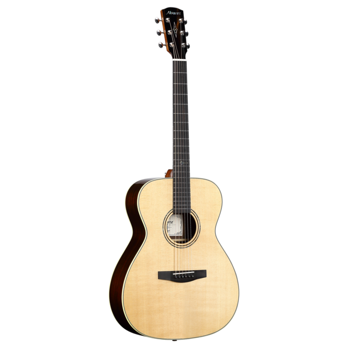 Alvarez LF70e Laureate Series Folk/OM Acoustic Electric Guitar with Gig Bag - Musical Instrument Warehouse