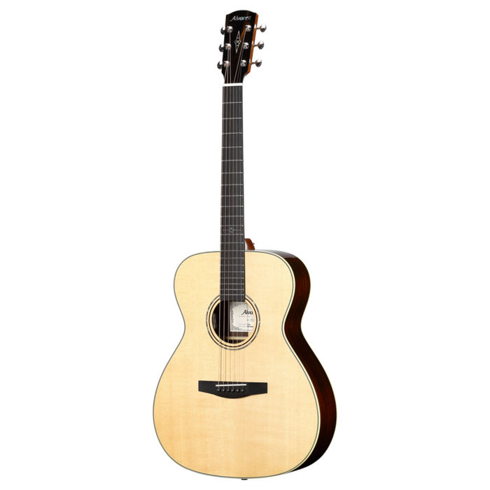 Alvarez LF70e Laureate Series Folk/OM Acoustic Electric Guitar with Gig Bag - Musical Instrument Warehouse