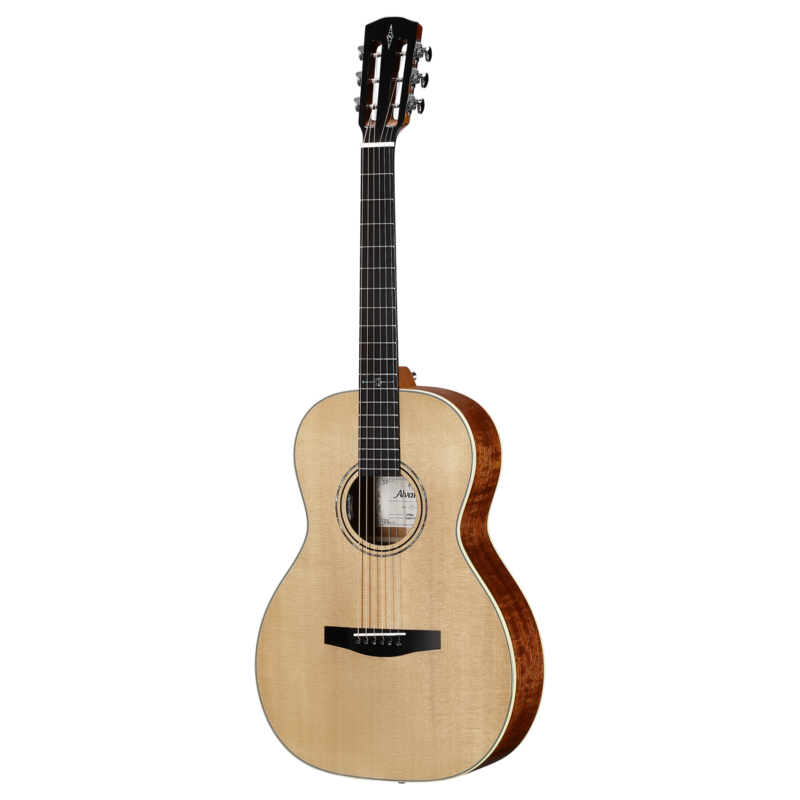 Alvarez LP60e Laureate Parlor Acoustic Electric Guitar with Gig Bag - Musical Instrument Warehouse