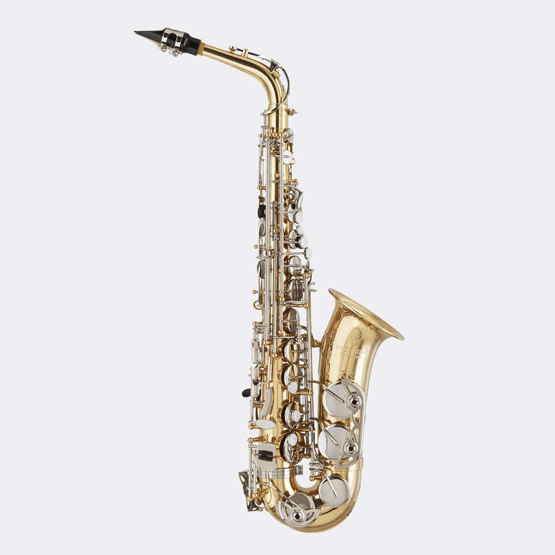 Blessing BAS1287 Eb Alto Saxophone Gold Lacquer Outfit - Musical Instrument Warehouse