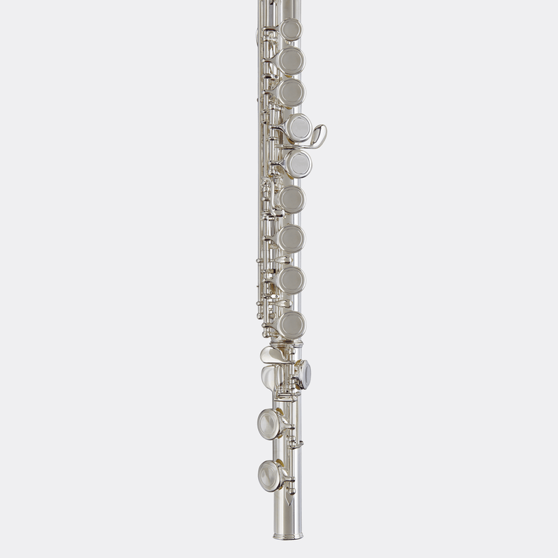 Blessing BFL1287 Flute C foot Closed hole Silver-Plate Outfit - Musical Instrument Warehouse