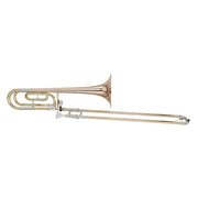 Blessing BTB1488R Trombone .547" Bore Traditional Closed Wrap F Rotor Rose Brass Bell Outfit - Musical Instrument Warehouse