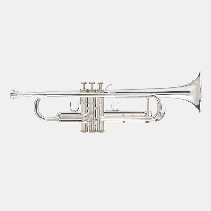 Blessing BTR-1460S Performance Series Bb Trumpet - Silver Plate Finish - Musical Instrument Warehouse