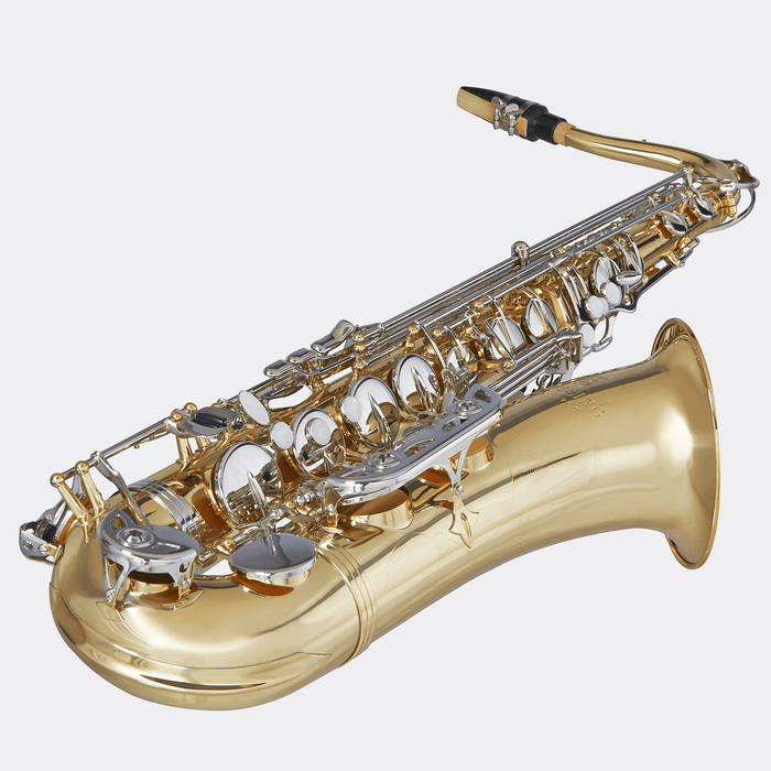 Blessing BTS 1287 Bb Tenor Saxophone Gold lacquer Outfit - Musical Instrument Warehouse