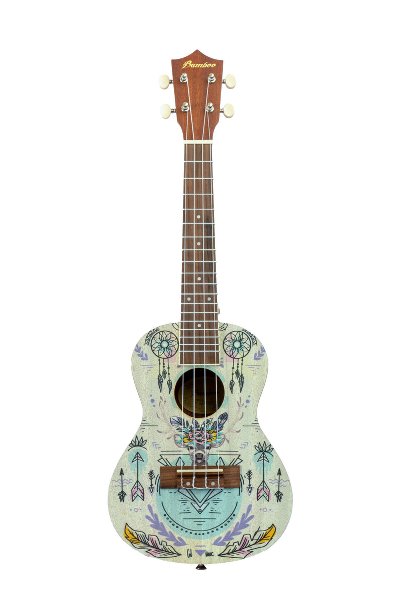 Bamboo Indie Concert Ukulele - Musical Instrument Warehouse