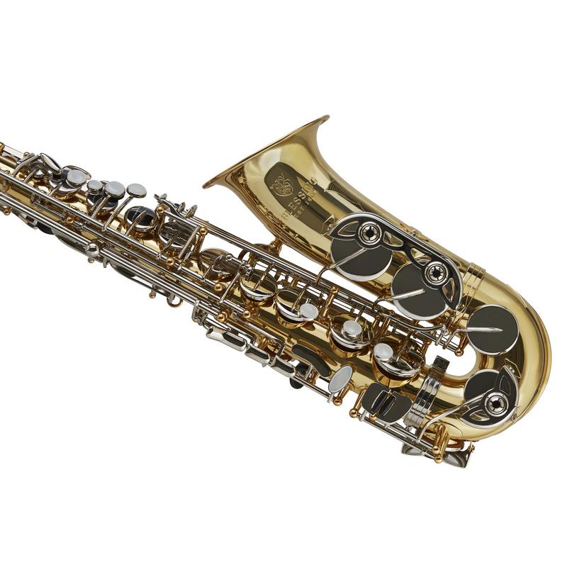 Blessing BAS1287 Eb Alto Saxophone Gold Lacquer Outfit - Musical Instrument Warehouse