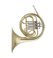 Blessing BFH-1287 Single F French Horn Clear Lacquer Outfit - Musical Instrument Warehouse