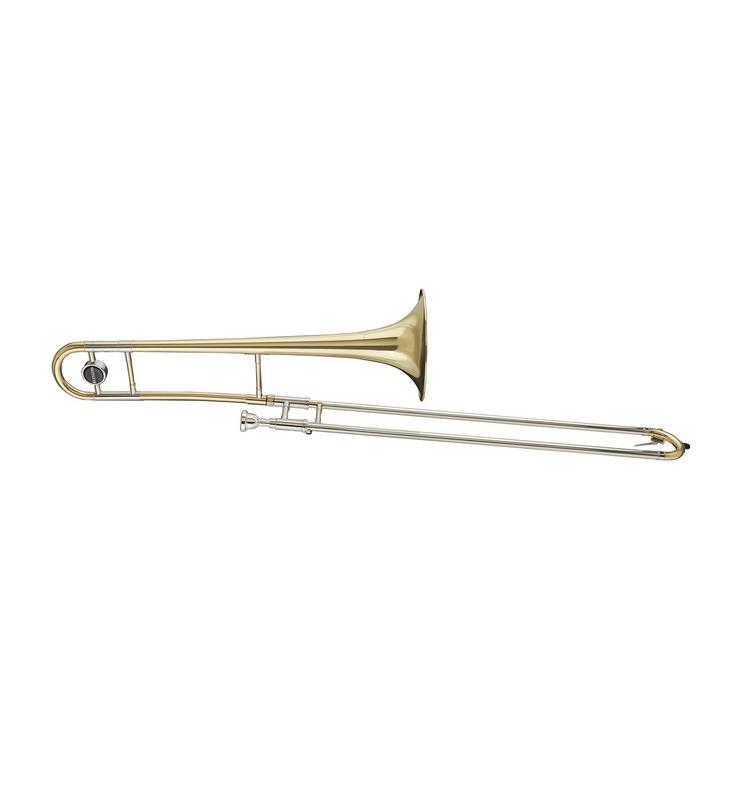 Blessing BTB1287C - Bb Trombone, .500 Bore Clear Lacquer Outfit - Musical Instrument Warehouse