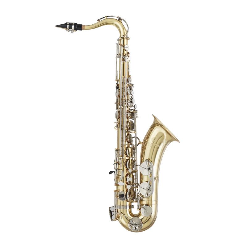 Blessing BTS 1287 Bb Tenor Saxophone Gold lacquer Outfit - Musical Instrument Warehouse