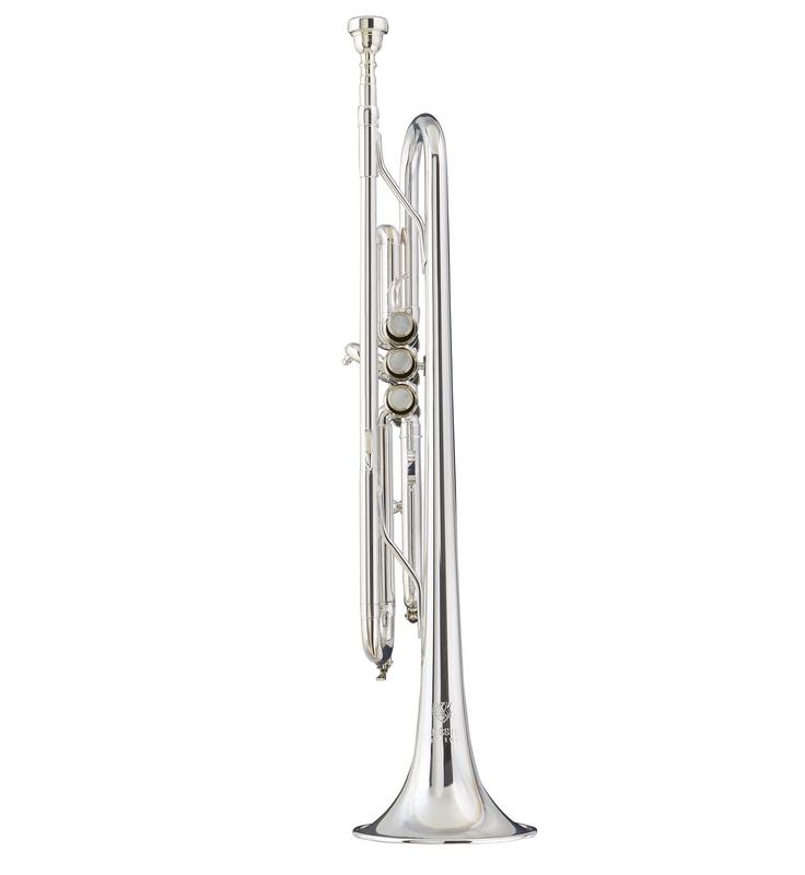 Blessing BTR-1460S Performance Series Bb Trumpet - Silver Plate Finish - Musical Instrument Warehouse