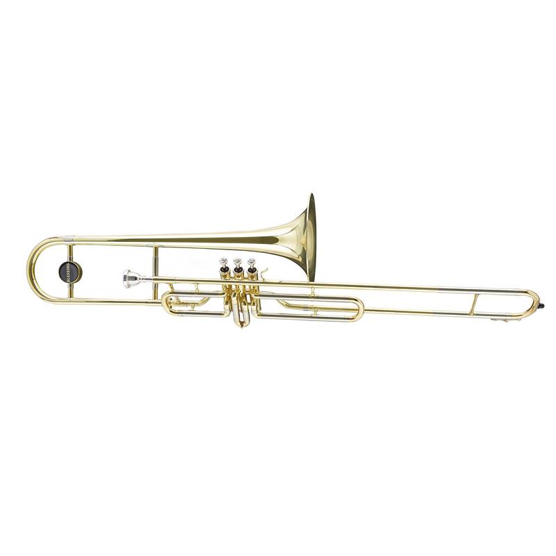 Blessing BVT1470 Bb Valve Trombone .460" Bore Clear Lacquer Outfit - Musical Instrument Warehouse