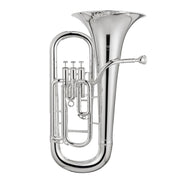 Blessing Euphonium 3-Valve Top Action Upright Bell Silver-Plate 4/4 Outfit - Musical Instrument Warehouse