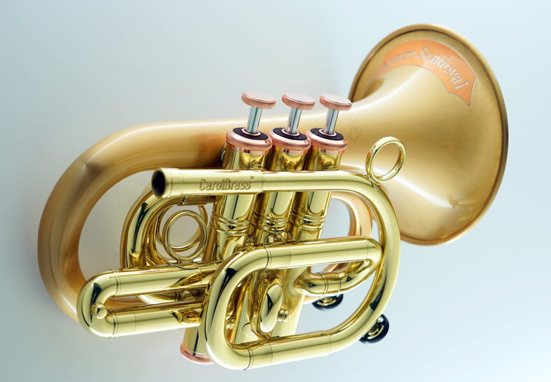 CarolBrass CPT-3002-RLM(D)-Bb-SLB Arturo Sandoval Signature Model Trumpet - Musical Instrument Warehouse