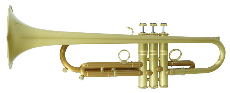CarolBrass CTR-4440L-YST-Bb-SL Geoff Winstead Trumpet Model Satin Lacquer - Musical Instrument Warehouse