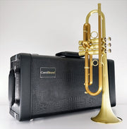 CarolBrass CTR-4440L-YST-Bb-SL Geoff Winstead Trumpet Model Satin Lacquer - Musical Instrument Warehouse
