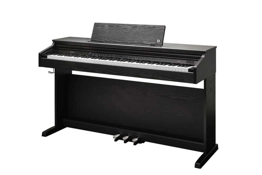 Kurzweil CUP E1 Home Digital Upright Piano | 88 Keys, Bluetooth+MIDI & USB Connectivity, Rosewood Finish