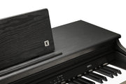 Kurzweil CUP E1 Home Digital Upright Piano | 88 Keys, Bluetooth+MIDI & USB Connectivity, Rosewood Finish - Musical Instrument Warehouse